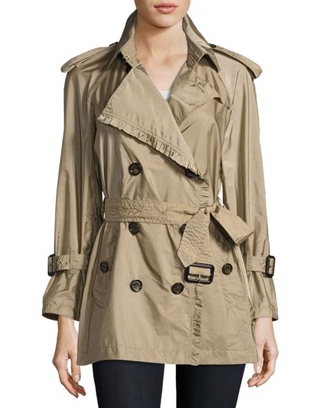 burberry ruffle trench coat